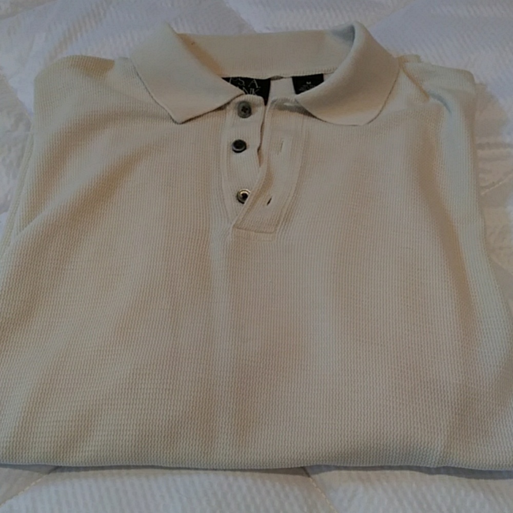 Jos. A. Bank silk polo shirt